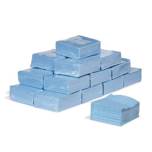 PIG PR70 Maintenance Wipes by - Heavy-Duty - 12" x 13" - 1,000 Wipers (20 Packs of 50) - WIP303, White