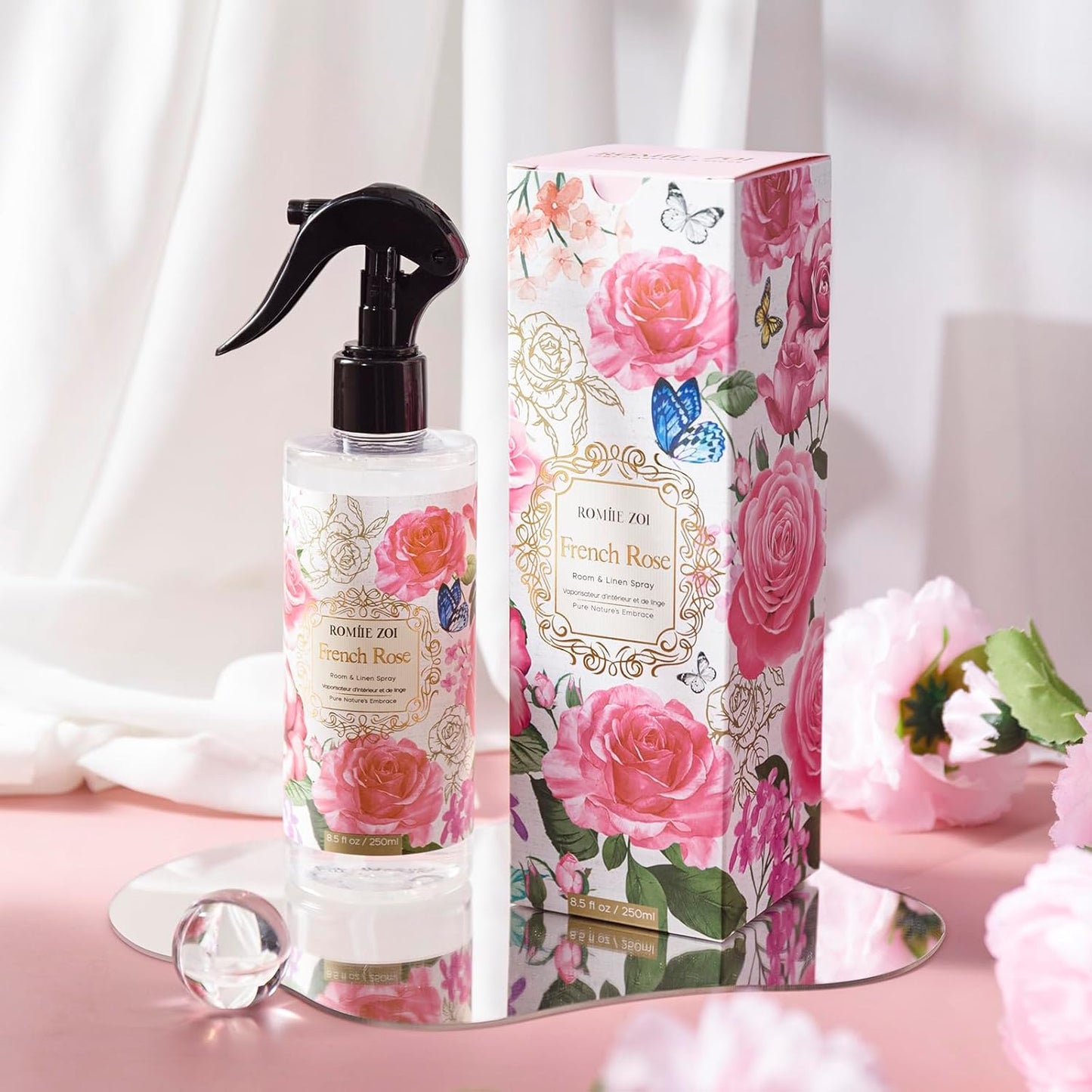 ROMIIE ZOI Room Spray Lemon, Air Freshener Spray Made with Natural Plant Extract, Scented Room Spray for Home Fragrance Fabric Spray Freshener 8.5 FL OZ