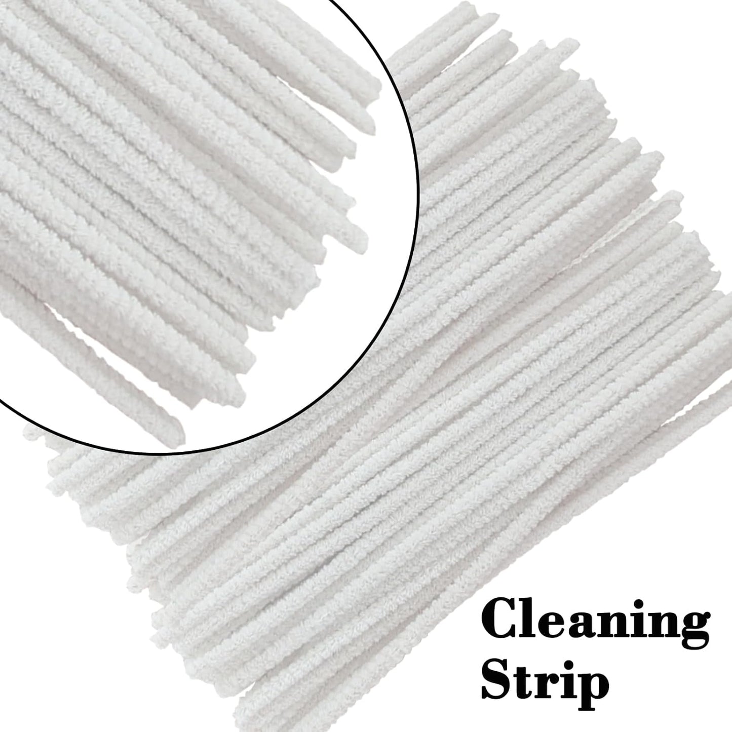 WAF Straw Brush, Washing Brushes Tool Nylon Skinny Pipe Tube Cleaner 173mm x5mm Set of 10