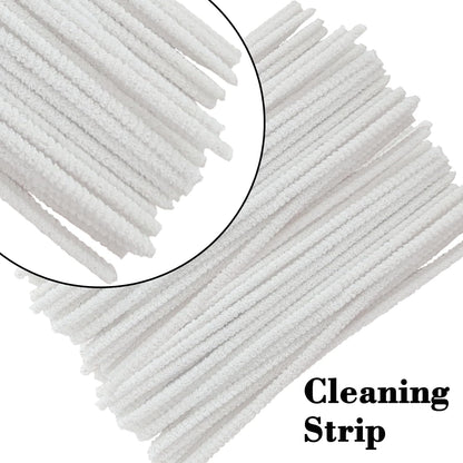 WAF Straw Brush, Washing Brushes Tool Nylon Skinny Pipe Tube Cleaner 173mm x5mm Set of 10