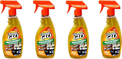 Orange Glo Wood Furniture 2-in-1 Clean & Polish Spray, 16 oz. (Pack of 4)