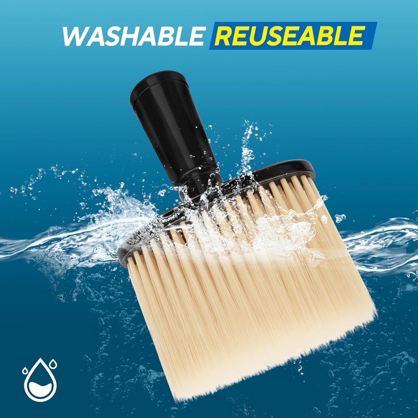 7PCS Car Detailing Brush Kit - Ultra Soft Boars Hair Car Interior Detailing Brushes, Includes 4 Different Brushes, Multi-use for Cleaning Interior or Exterior - Perfect Car Accessory Gift