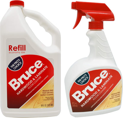 Bruce Hardwood & Laminate Floor Cleanr - 64oz Refill - 2 Pack