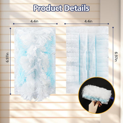 Duster Refills for Swiffer Dusters, 35 Count Disposable Duster Refill Heavy Duty Dusters Refills Replacement Head