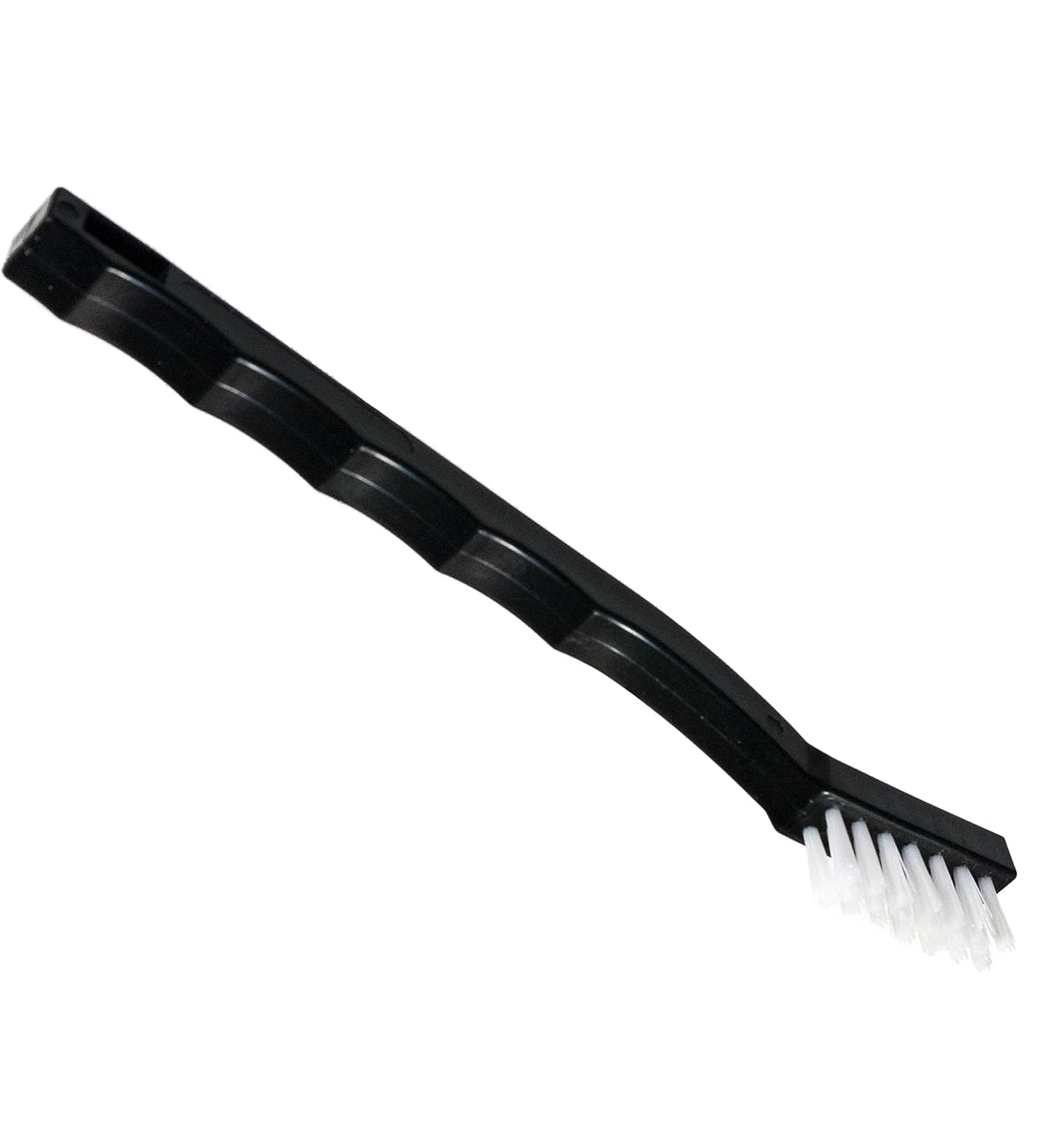 Carlisle FoodService Products Flo-Pac Maintenance Brush, Toothbrush Style Utility Scrubber for Cleaning With Nylon Bristles, 7", 1 Count, Black