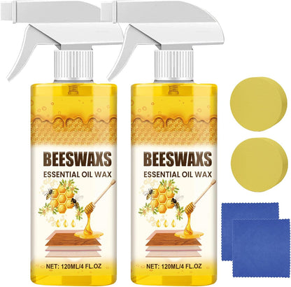 Beeswax Wood Polish Spray, Beeswax Spray Furniture Polish, BeeswaxWood Polishes‌ For Furniture, BeeswaxFurniture Polishes‌, for Wood Floors and Wooden Cabinet (1 PCS)