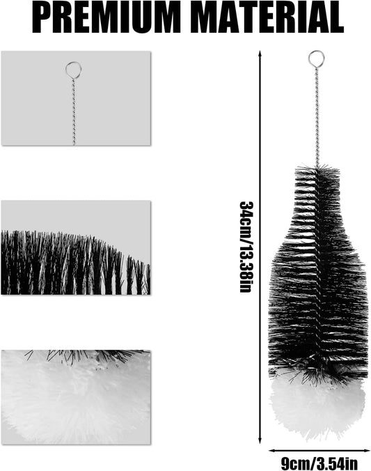 Bottle Brush for Sodastream Bottle, Soda Bottle Cleaning Brush with Gentle & Anti-Scratch Bristles Bottle Cleaner Bottle Washing Brush for Soda Bottles