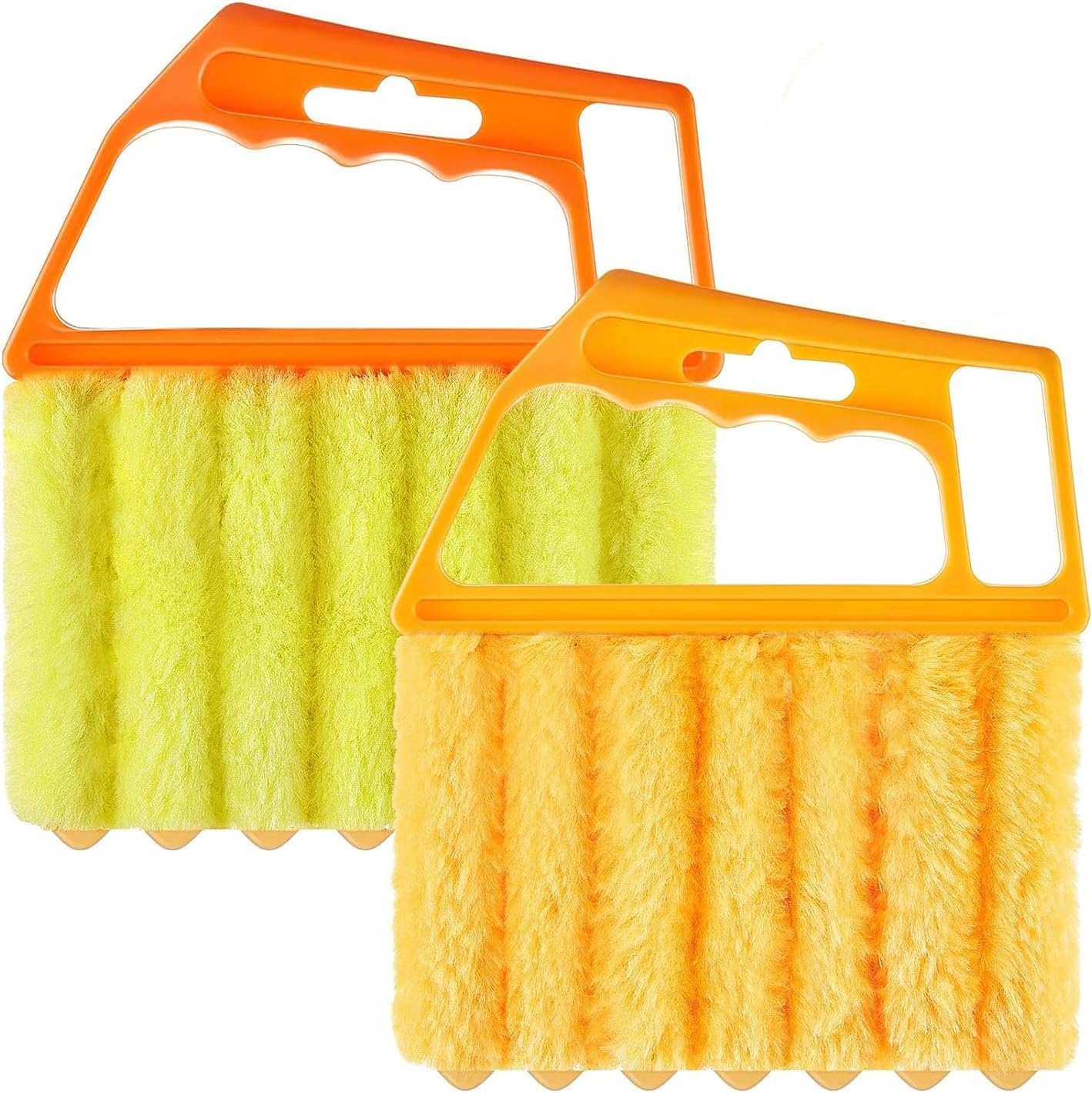 2 Pcs Blind Cleaner - Washable Window Blind Cleaner Duster Tool, Hand-Held Blind Duster for Wood Dlinds Mini Duster Brush Blind Dust Cleaner Venetian Shades Brush Window