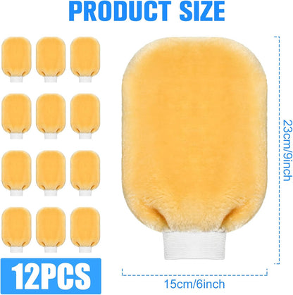Remerry 12 Pcs Painters Mitt Paint Gloves Painters Tool Dusting Gloves Deck Stain Applicator for Painting Cleaning Dusting