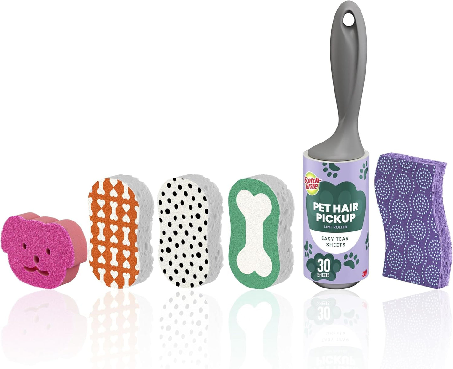 Scotch-Brite Doggone Tidy Non-Scratch Scrub Sponge, Two- Sided, Limited Edition, 1 Sponge