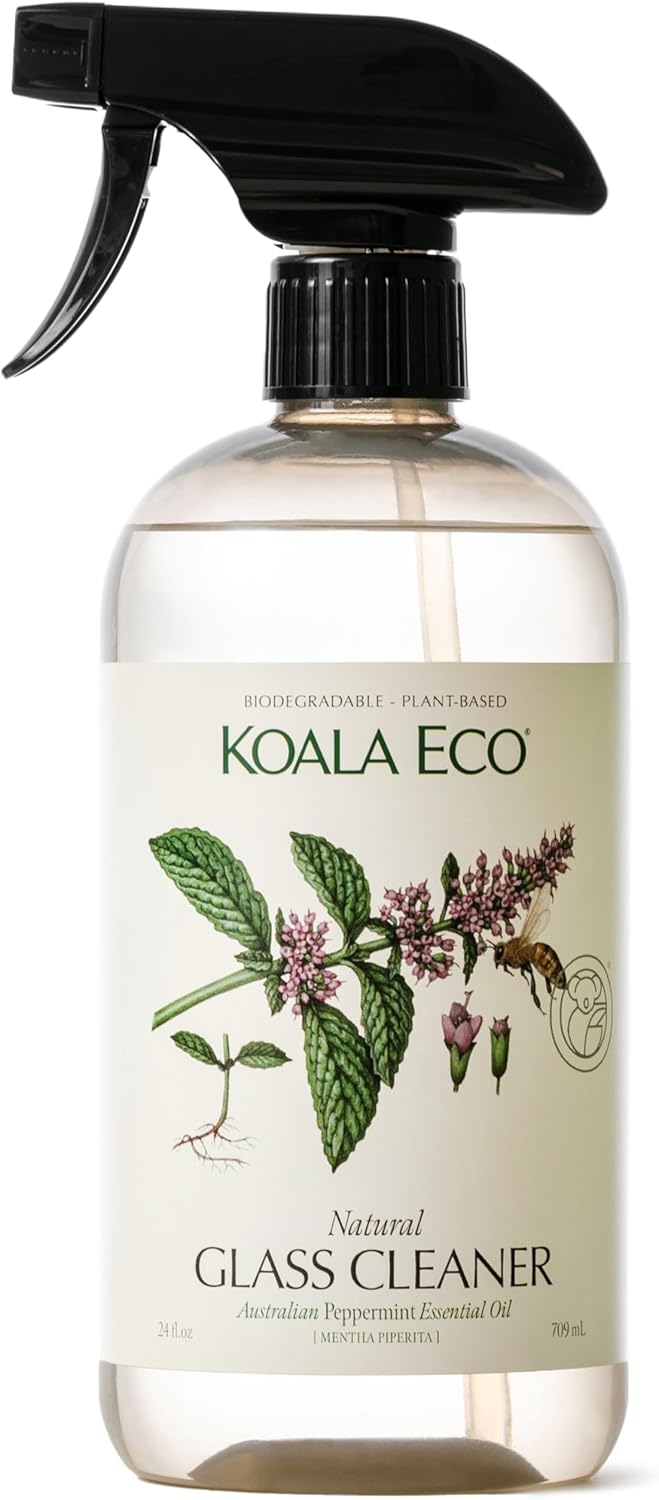 Koala Eco Glass Cleaner - with Australian Peppermint Essential Oil - 16oz