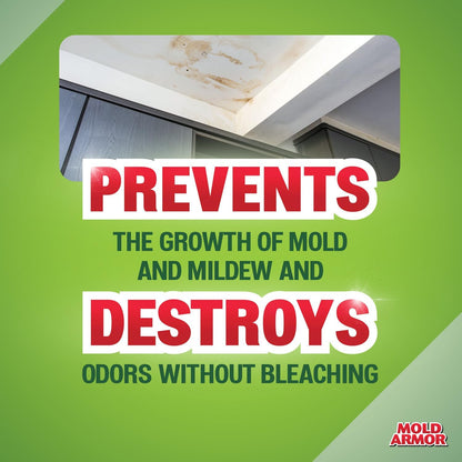Mold Armor Mold Preventer, Disinfectant and Flood Cleanup, 1 gal., Control & Prevent the Growth of Mold and Mildew, Cleans without Bleaching, Ready to Use