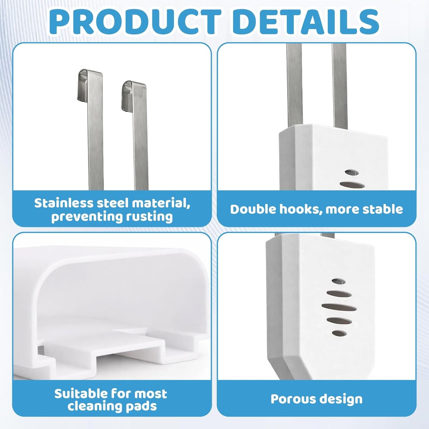 Toilet Bowl Tablet Holder, 2 Pcs Preventing Dissolved Residue From Polluting Water Tank, Easy Installation Without Tools, Long-Term Bathroom Maintenance Solution