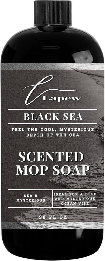 Lapew Baccarat Scented Mop Soap - Luxury Floor Cleaner Concentrate for Mopping Tile, Laminate, Vinyl & Hardwood | Streak-Free, Low-Foam | 36 oz - Colors A