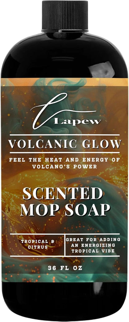 Lapew Baccarat Scented Mop Soap - Luxury Floor Cleaner Concentrate for Mopping Tile, Laminate, Vinyl & Hardwood | Streak-Free, Low-Foam | 36 oz - Colors C