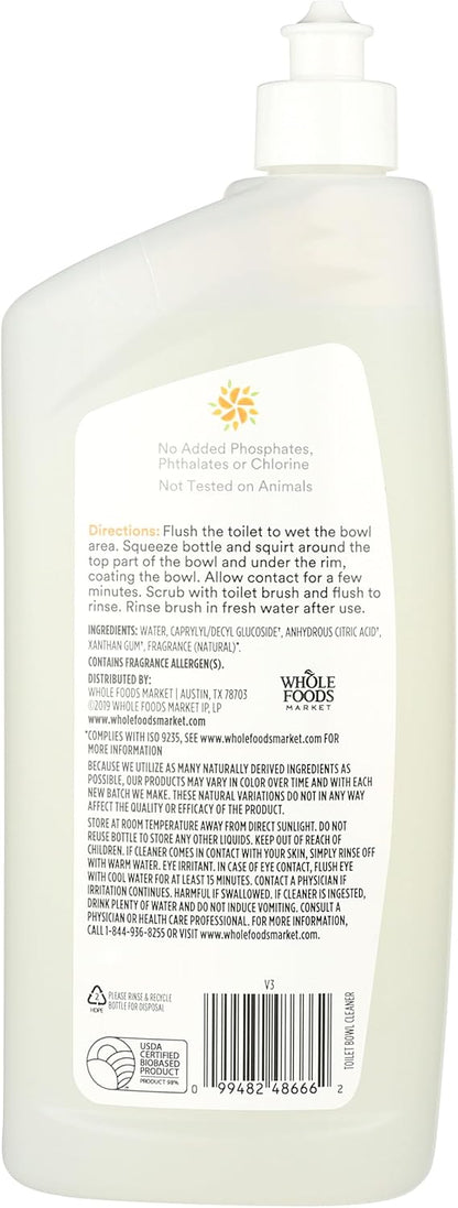 365 by Whole Foods Market, Toilet Bowl Cleaner, Citrus Scent, 24 Fl Oz