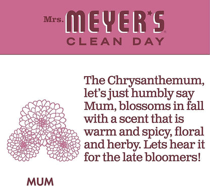 Mrs. MEYER'S CLEAN DAY Liquid Dish Soap 3 Pack Variety, Acorn Spice, Apple Cider, Fall Leaves, 16 OZ Each, 1 CT