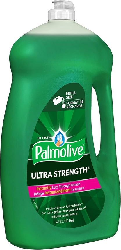 Palmolive Dish Liquid, Ultra Strength Original, 56 Fl oz