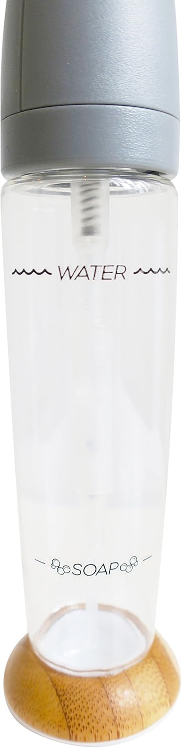 Full Circle FOMO Foam Soap Dispensing Dish Brush, 1 EA, Grey