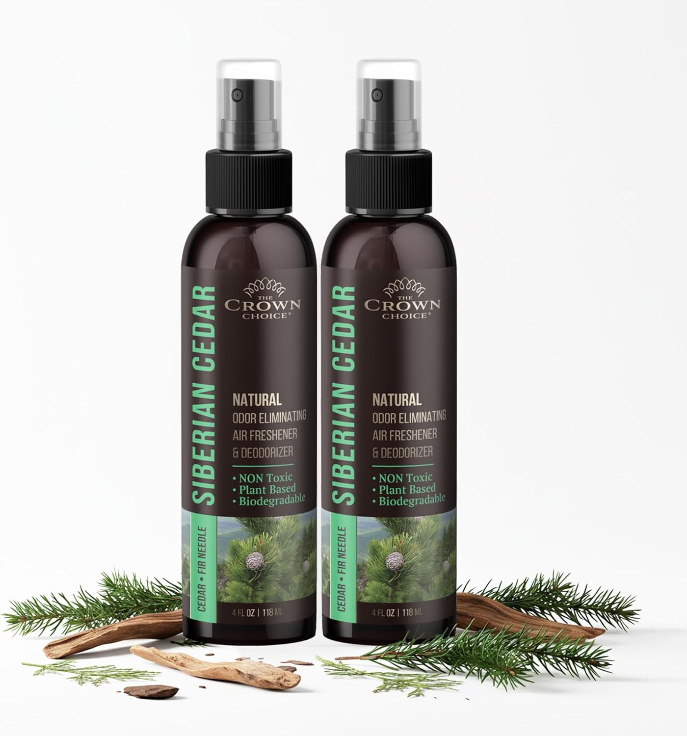 Non-Toxic Odor Eliminator,Natural Cedar Air Freshener Spray for Clothes Storage & Moth Repellent,Closet & Couch Deodorizer,Long Lasting Bathroom & Toilet Freshener, Safe for Kids & Pets-4 oz Pack of 1