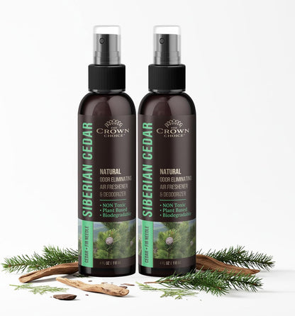 Non-Toxic Odor Eliminator,Natural Cedar Air Freshener Spray for Clothes Storage & Moth Repellent,Closet & Couch Deodorizer,Long Lasting Bathroom & Toilet Freshener, Safe for Kids & Pets-4 oz Pack of 1