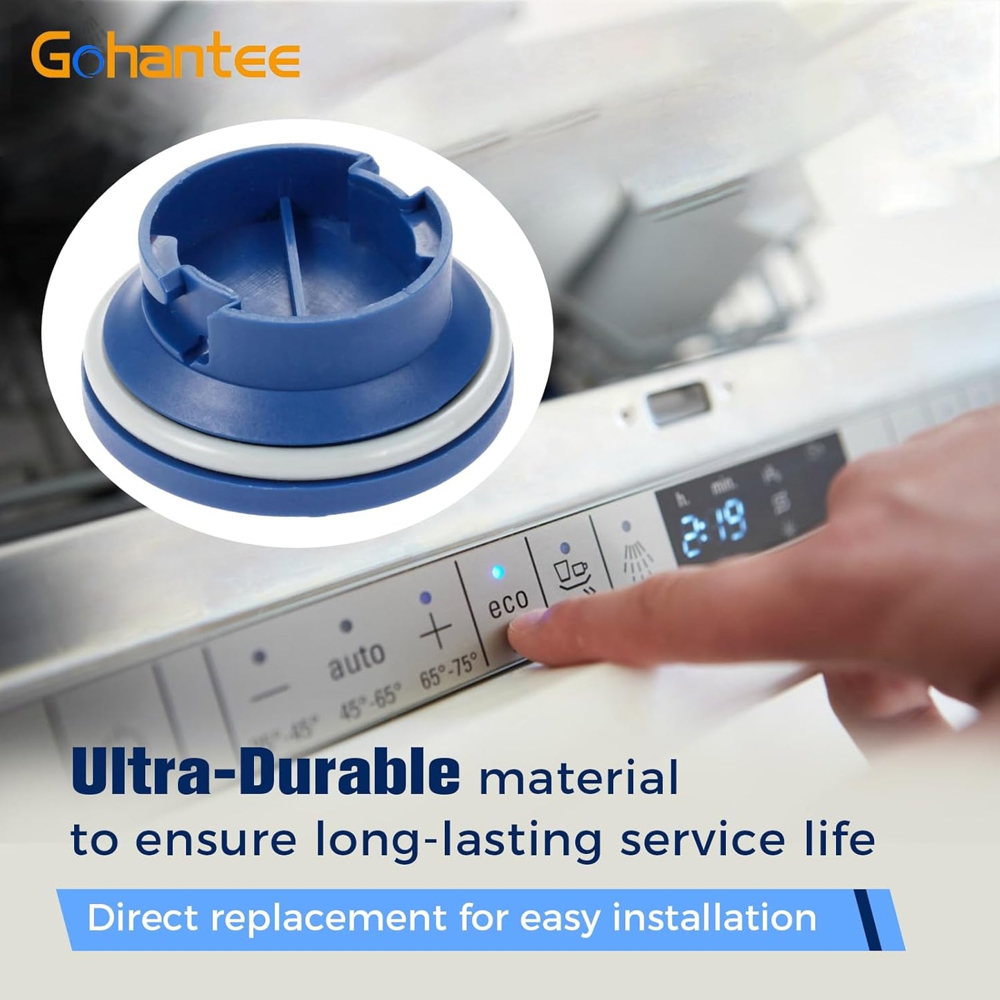 W10524920 Dishwasher Rinse Aid Cap Fit for Whirlpool Dishwashers & KitchenAid Replace Part# WPW10524920 WPW10304408