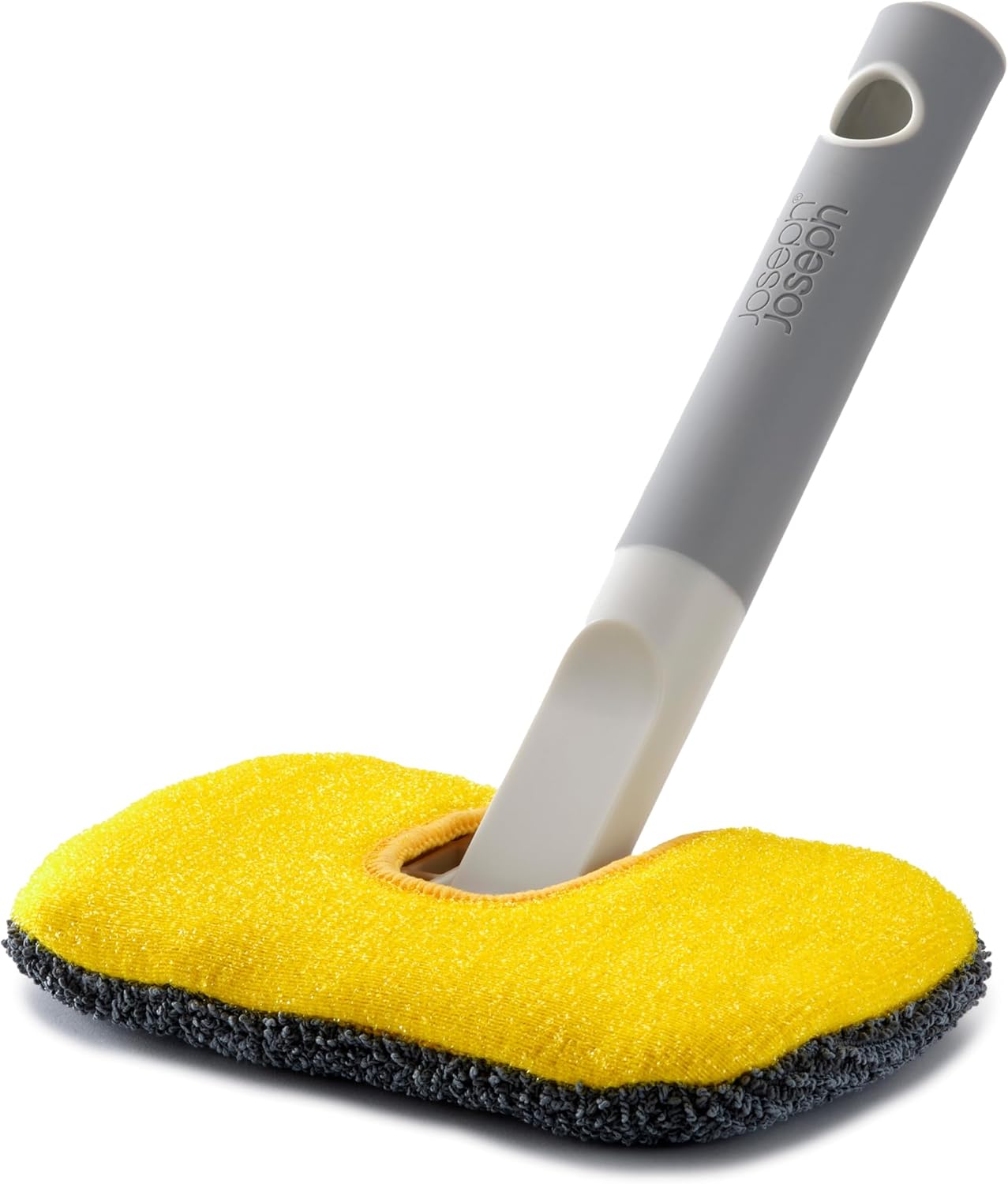 Joseph Joseph CleanTech 2-in-1 Glass Cleaner Shower Squeegee with Washable Microfiber Pad and Space-Saving Foldable Handle