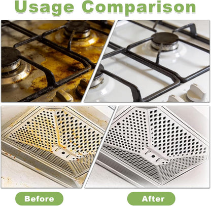 Charunee 2 PCS Natural Formula to Household Appliances, Multi-Purpose Stove Cleaner, Effective & Convenient Handheld Cleaner for Hood, Oven & Household Appliances