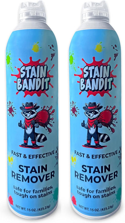 Stain Remover Spray | Non-Toxic Stain Remover Family Safe Formula | Bag-On-Valve 360° Continuous Spray Bottle | Cleaner for Clothes, Upholstery, Carpet & Car Seats 4.2 Oz, (Pack of 1)