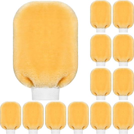 Remerry 12 Pcs Painters Mitt Paint Gloves Painters Tool Dusting Gloves Deck Stain Applicator for Painting Cleaning Dusting