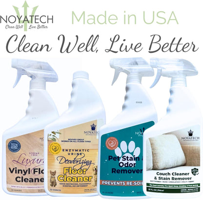 LVP Floor Cleaner. Streak-Free Luxury Vinyl Floor Cleaner. For Hardwood, Laminate, and Natural Wood Flooring. Pet Safe, Non-Toxic, Eco-Friendly.