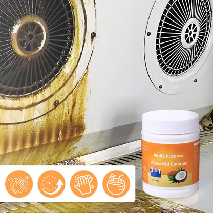 Multi-Purpose Powerful Cleaner for Kitchen, Heavy Kitchen Duty Degreaser, 260g Coconut Oil Natural Decontamination Cream, All-Purpose Cleaner Removes Stains on Microwave, Oven & Stove Top