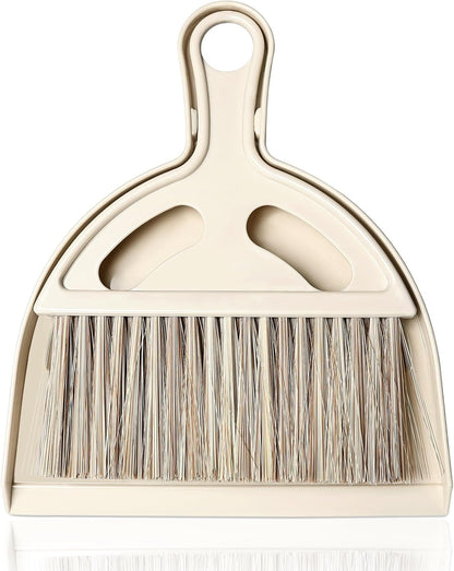 Small Mini Hand Broom Dustpan : Small Broom and Dustpan Set, Mini Broom and Dustpan Set, Hand Broom and Dustpan Set,Mini Dustpan and Brush Set for Cat Litter, Kitchen, Tables, Countertops, Cars, etc.