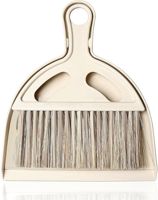 Small Mini Hand Broom Dustpan : Small Broom and Dustpan Set, Mini Broom and Dustpan Set, Hand Broom and Dustpan Set,Mini Dustpan and Brush Set for Cat Litter, Kitchen, Tables, Countertops, Cars, etc.