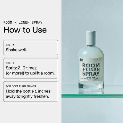 DedCool Room + Linen Spray | Xtra Milk | Natural Fabric & Linen Spray | Non-Toxic, Essential Oil Infused | Freshens Home, Bedding, Couch, Closet & Bath | 3.5 fl oz