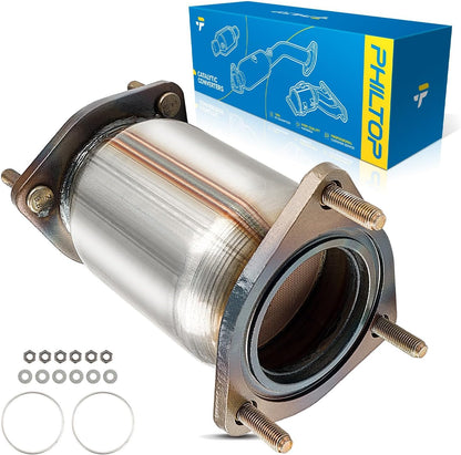 PHILTOP Left and Right Catalytic Converter Replacement For 2005-2010 300 2.7/3.5L V6 RWD, 2006-2010 Charger 2.7/3.5L V6 RWD, 2005-2008 Magnum 2.7/3.5L V6 RWD Replace 55434, 55433 (EPA Compliant) - Colors B