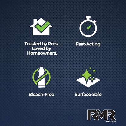 RMR Polish & Protect Bundle – Xtreme Soap Scum Remover + RMR-141 EPA Registered Mold & Mildew Spray, 2-Step Clean & Disinfect System for Buildup, Hard Water, Tile, Surfaces, Glass, 2–32 Oz Bottles