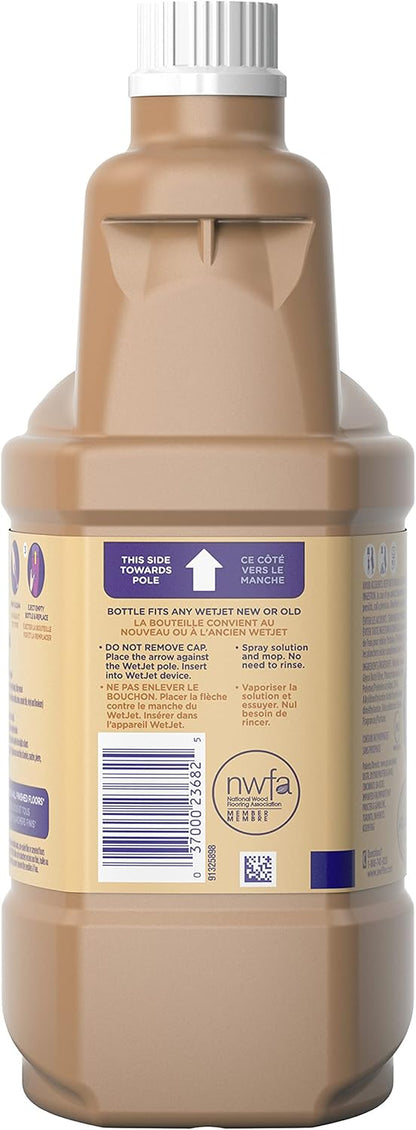 Swiffer WetJet Multi-purpose Hardwood Floor Cleaner Solution Refill, 1.25L (Packaging May Vary)