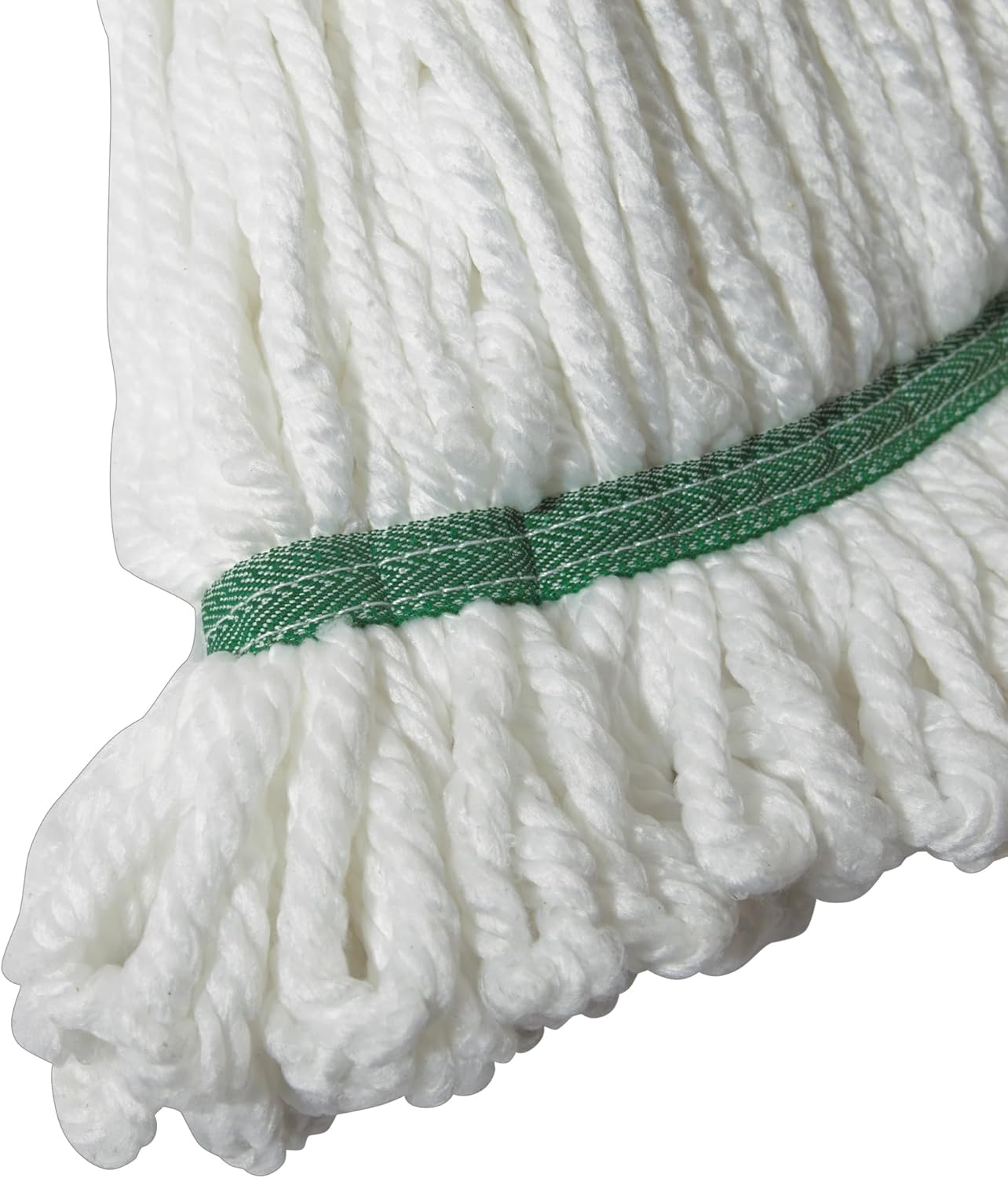 Winco Poly-Cotton Blend Commercial Mop Head, Cut End, 24 Ounce, White