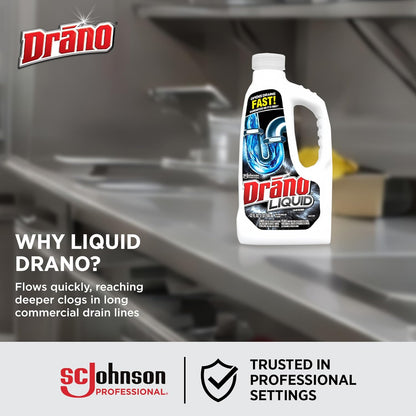 Drano Liquid Clog Remover, Regular Formula - 32 oz - 2 pk