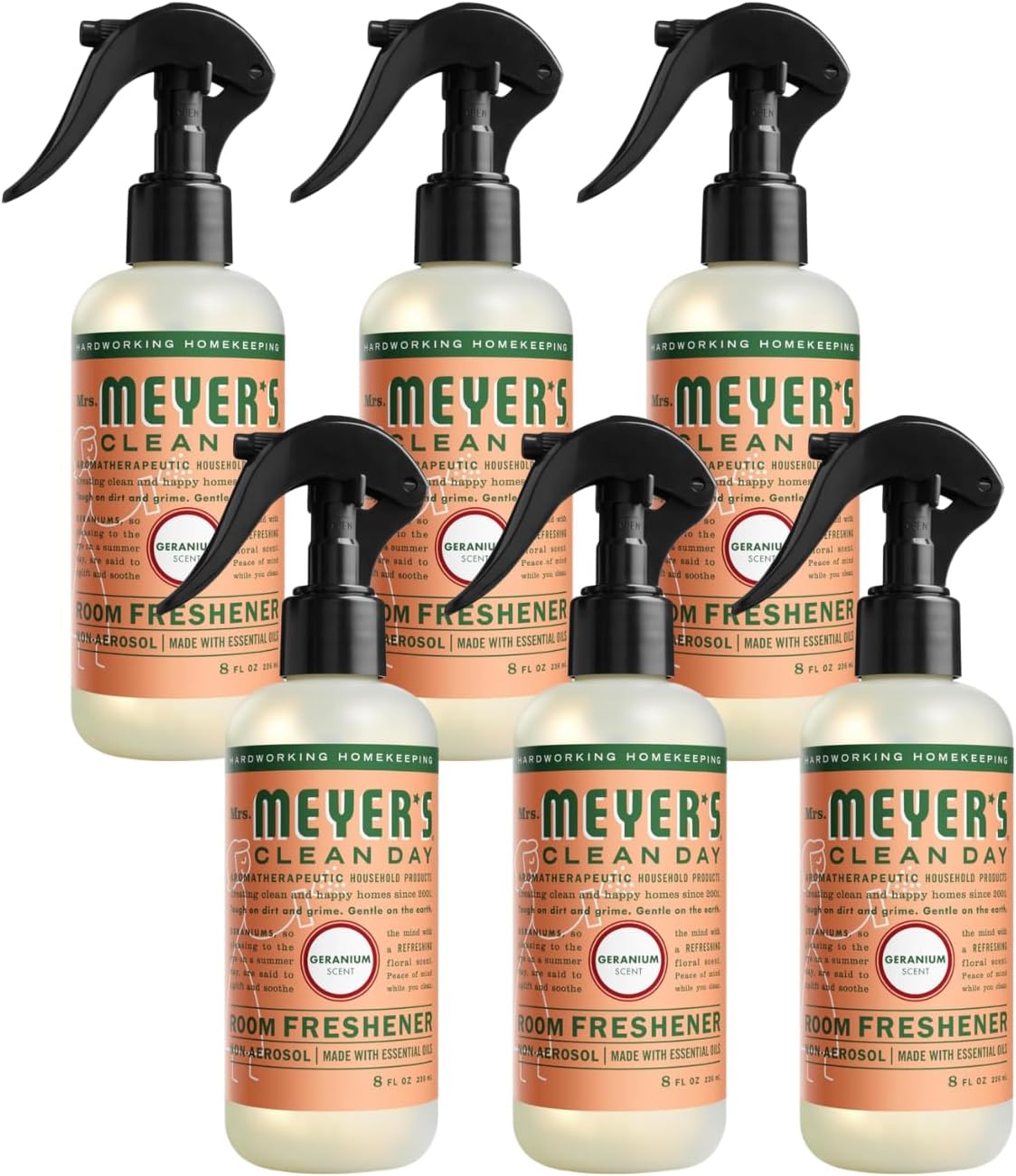 MRS. MEYER'S CLEAN DAY Room Spray, Lemon Verbena Scent, 8 Fl Oz Bottle