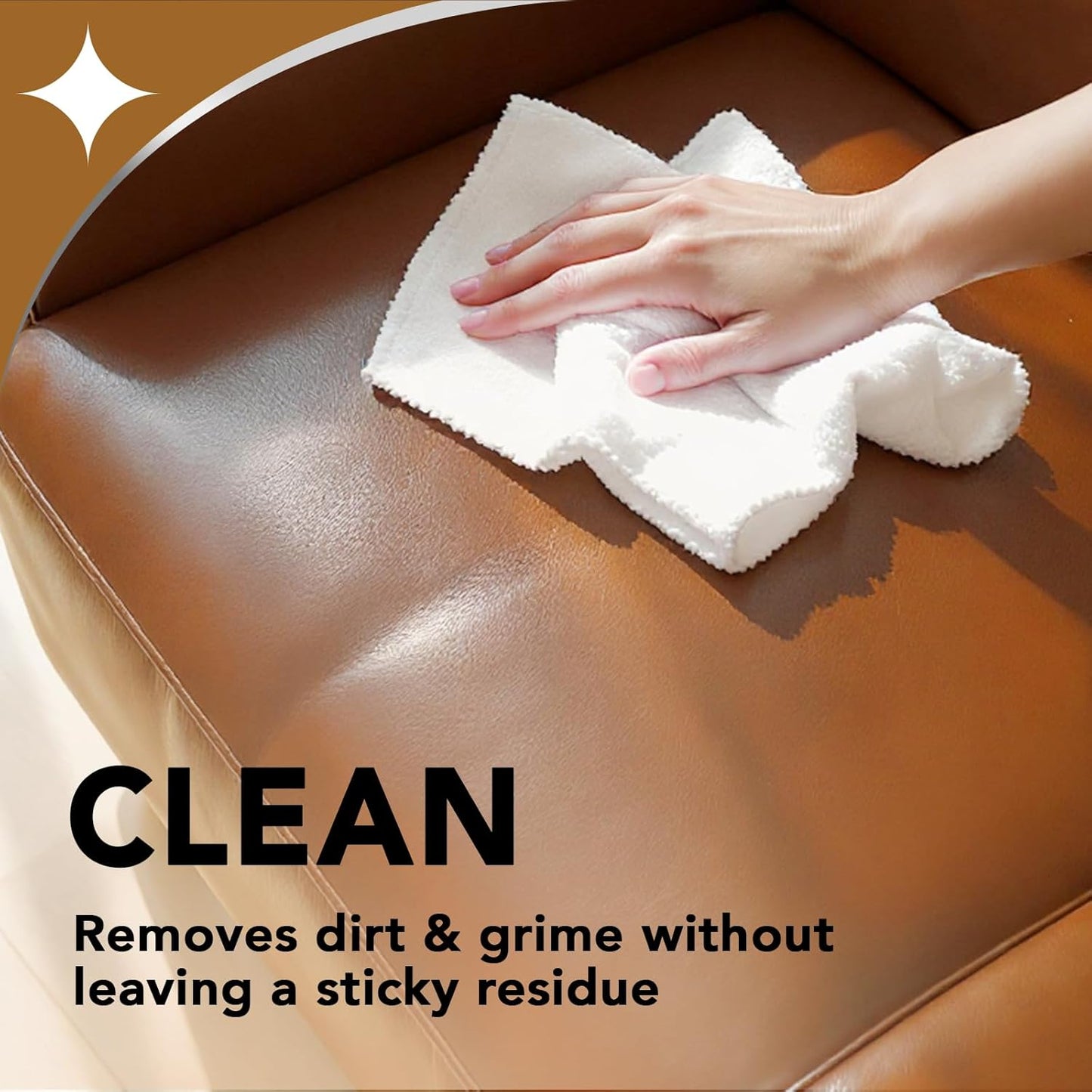 Weiman Leather Cleaner & Conditioner - Cleans, Restores & Protects Leather, UV Protection Prevent Cracking & Fading, For Car Seats, Sofas, Shoes, Bags & All Finished Leather Surfaces, 2 Pack