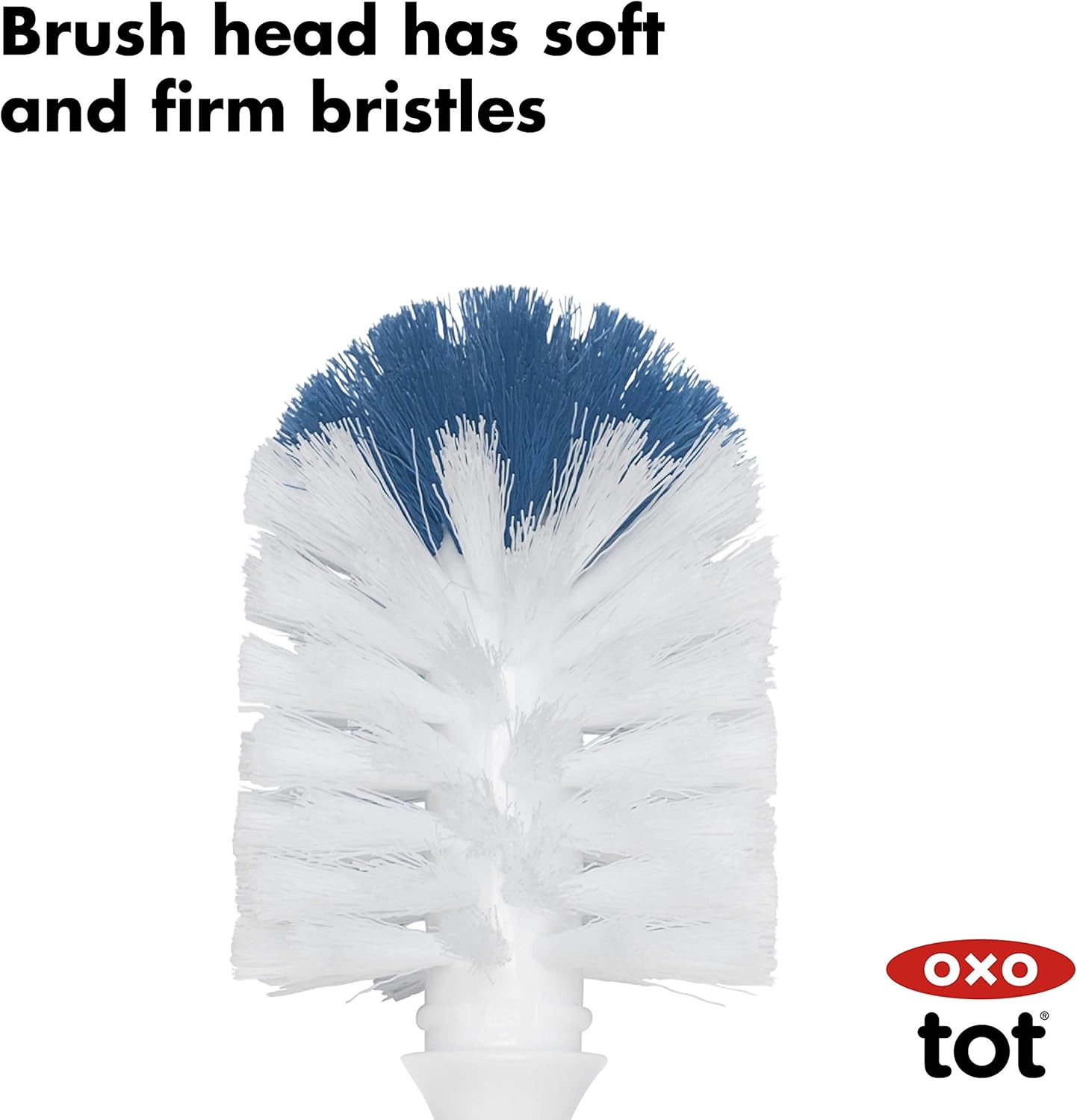 OXO Tot Bottle Brush with Nipple Cleaner, Gray