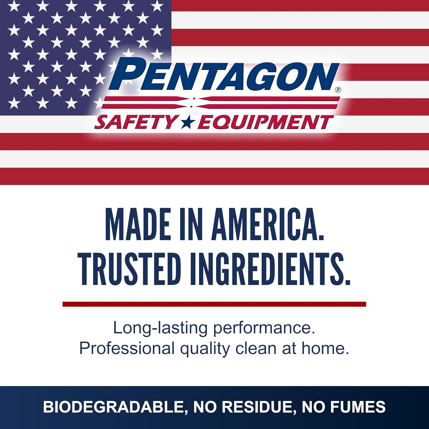 PENTAGON SAFETY EQUIPMENT Stainless Steel Cleaner Spray, 5 Day Nano Barrier Protection, Safe around pets, Unscented, Made in USA