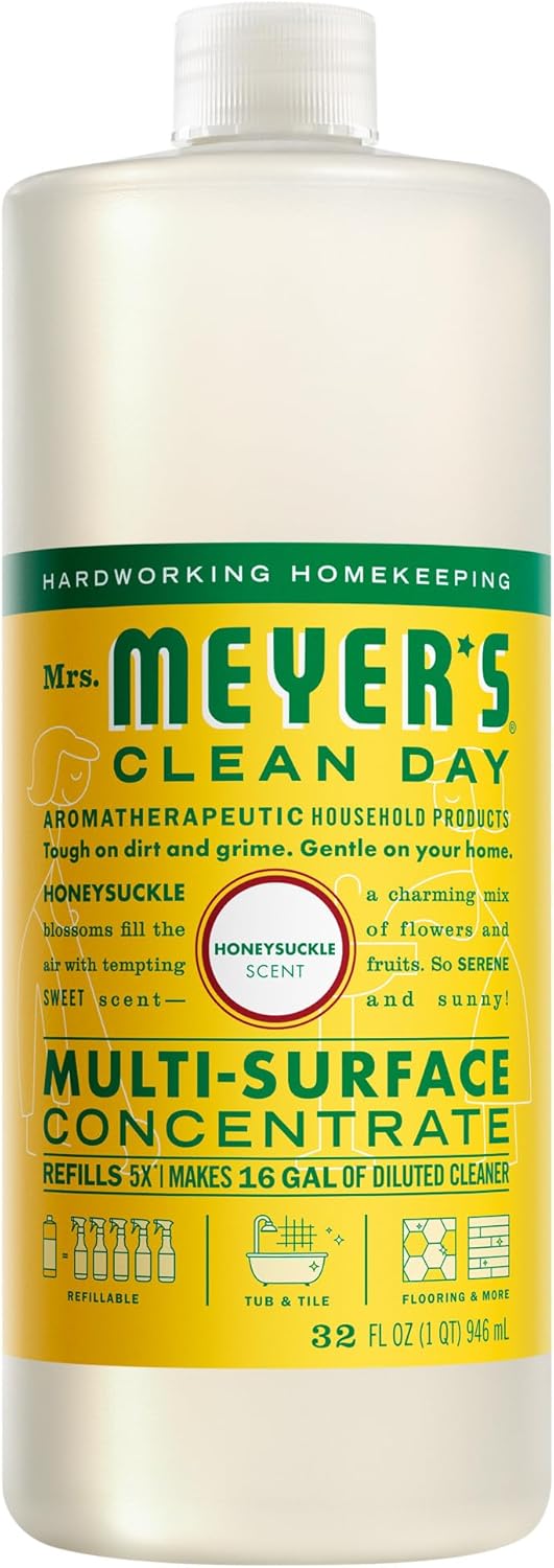 MRS. MEYER'S CLEAN DAY Multi-Surface Everyday Cleaner, Lavender Scent, 16 Fl Oz Bottle - 3 Pack