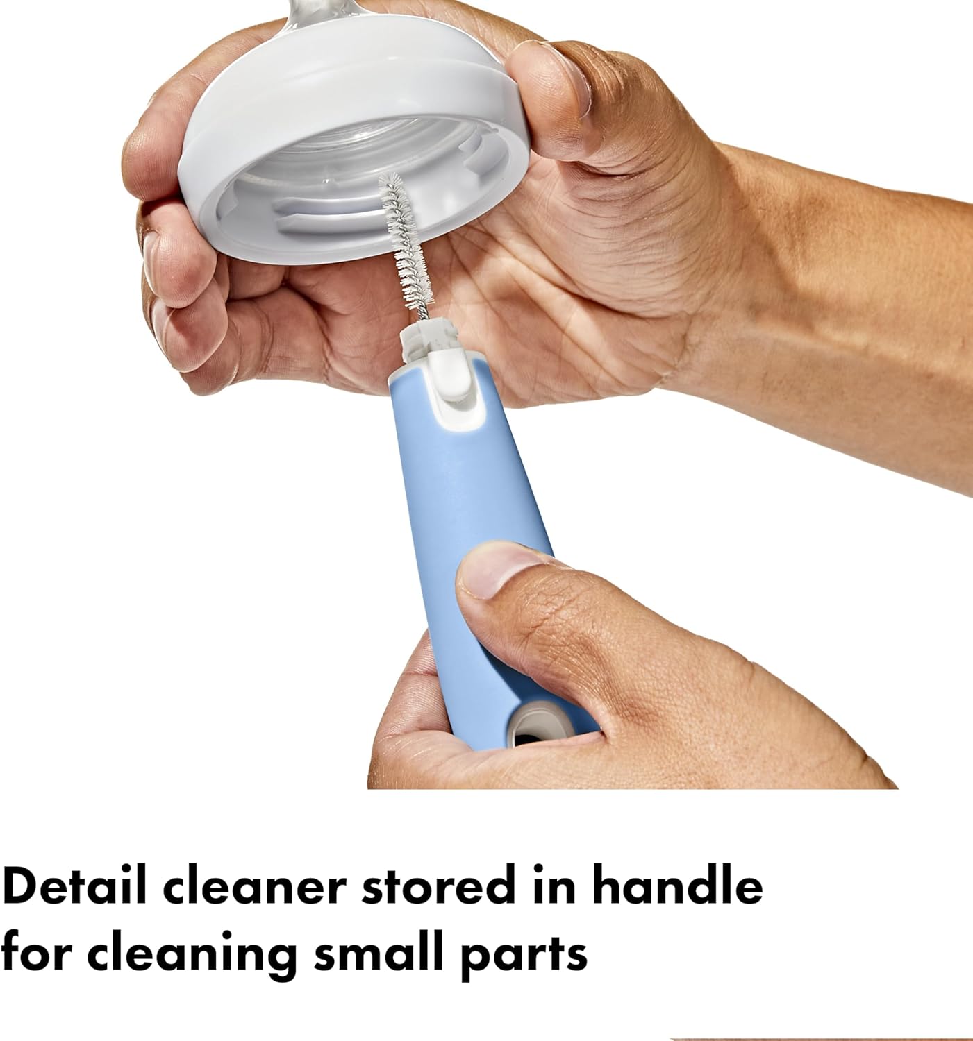 OXO Tot Bottle Brush with Nipple Cleaner, Gray