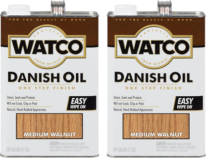 Watco Danish Oil Wood Finish Spray, 11.25 oz, Dark Walnut