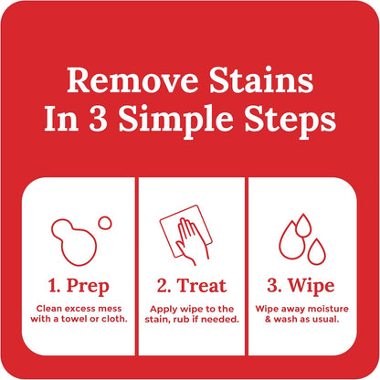 Emergency Stain Rescue Stain Remover Spray - For Wine & Coffee - Blood Stain Remover Clothes & Laundry - Carpet Cleaner Spray with No Added Phosphates - 2 x 4 Fl Oz