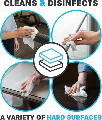 Zogics Antibacterial Wipes – Disinfecting Wipes for Sanitizing and Cleaning Surfaces and Equipment, EPA Registered Antibacterial Cleaning Wipes (3,200 Count – 4 Rolls of 800 Wipes)