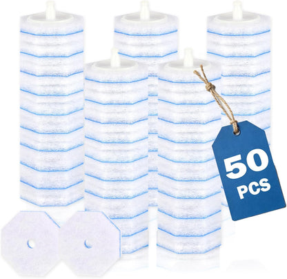 80 Count Disposable Toilet Wand Refills for Toilet Wand, 5X Cleaning Power Scrubber Refill, Bathroom Cleaning Supplies, No Falling Apart, Fresh Fragrance